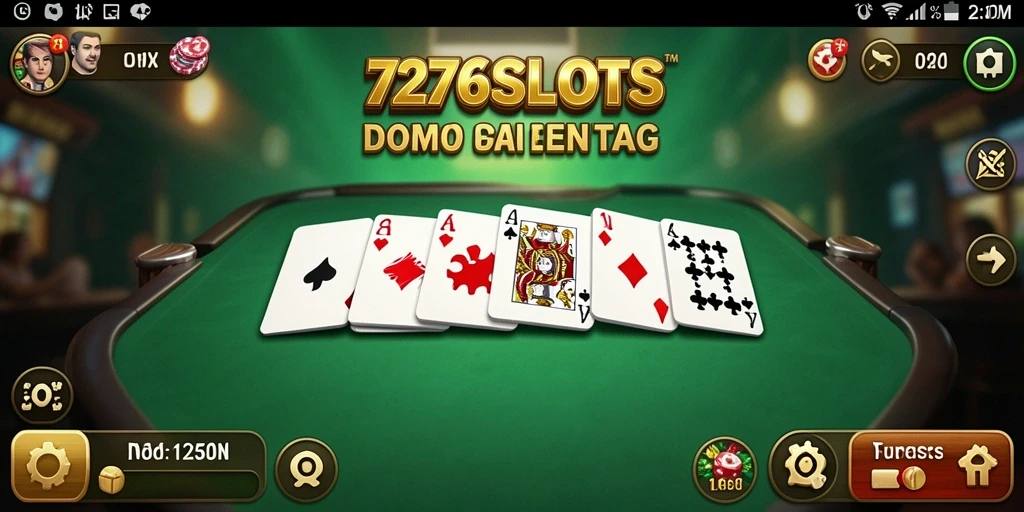 Screenshot utama 7276SLOTS menampilkan gameplay seru yang menantang.