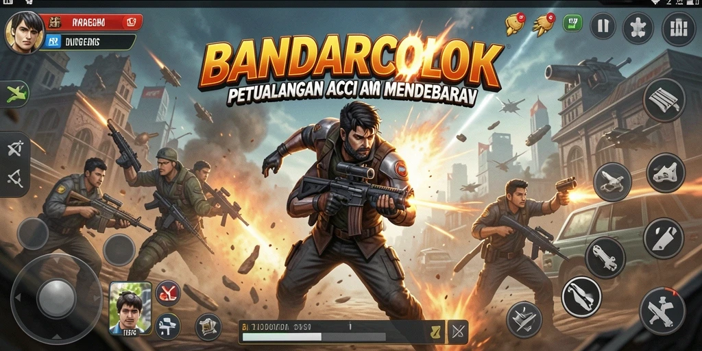 Gameplay ACTION mendebarkan dari BANDARCOLOK yang penuh tantangan.