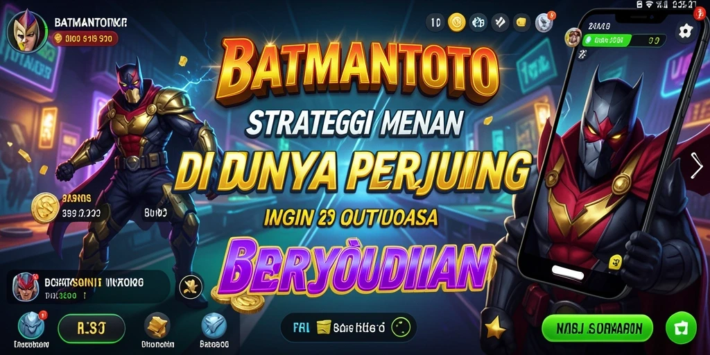 Tampilan gameplay strategi menantang di BATMANTOTO.