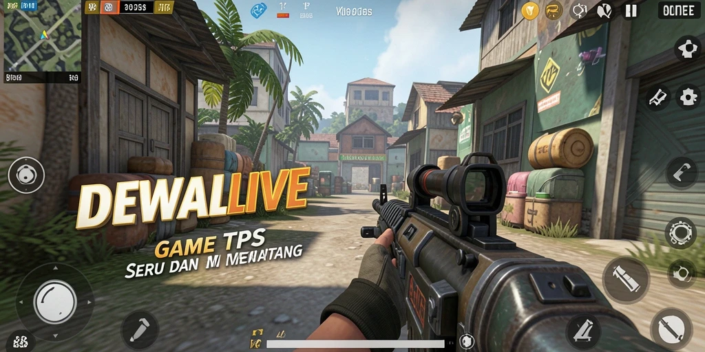 Tampilan gameplay seru di DEWALIVE yang penuh aksi.