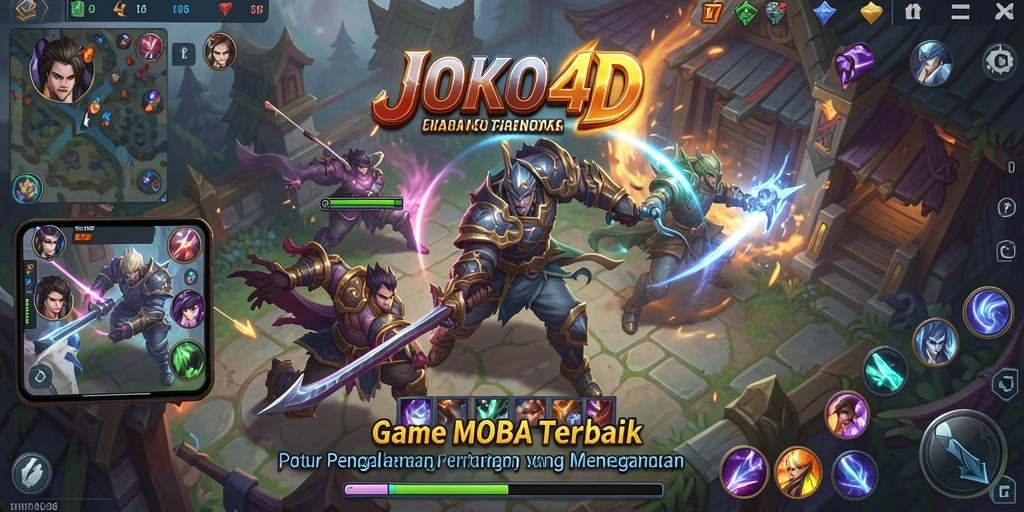 Tampilan gameplay seru dalam JOKO4D dengan aksi pertarungan intens.