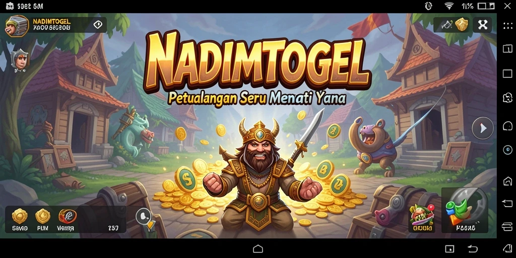 Tampilan gameplay NADIMTOGEL yang menakjubkan dan penuh petualangan.