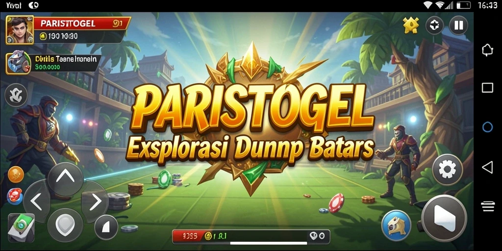 Tangkapan layar gameplay Open World PARISTOGEL yang menampilkan petualangan tanpa batas.