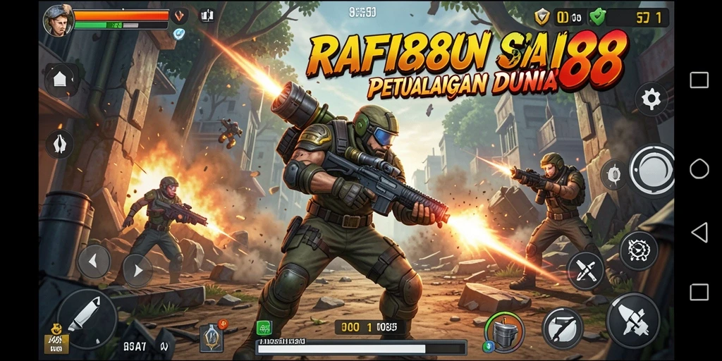 Tampilan gameplay RAFI88 yang penuh aksi dan seru.