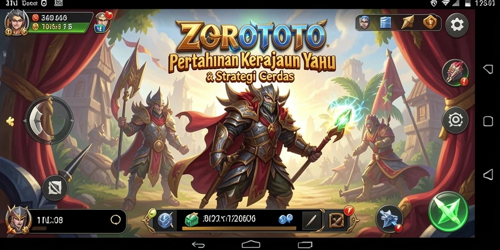 Tampilan menarik dari gameplay ZOROTOTO di mana strategi sangat penting.
